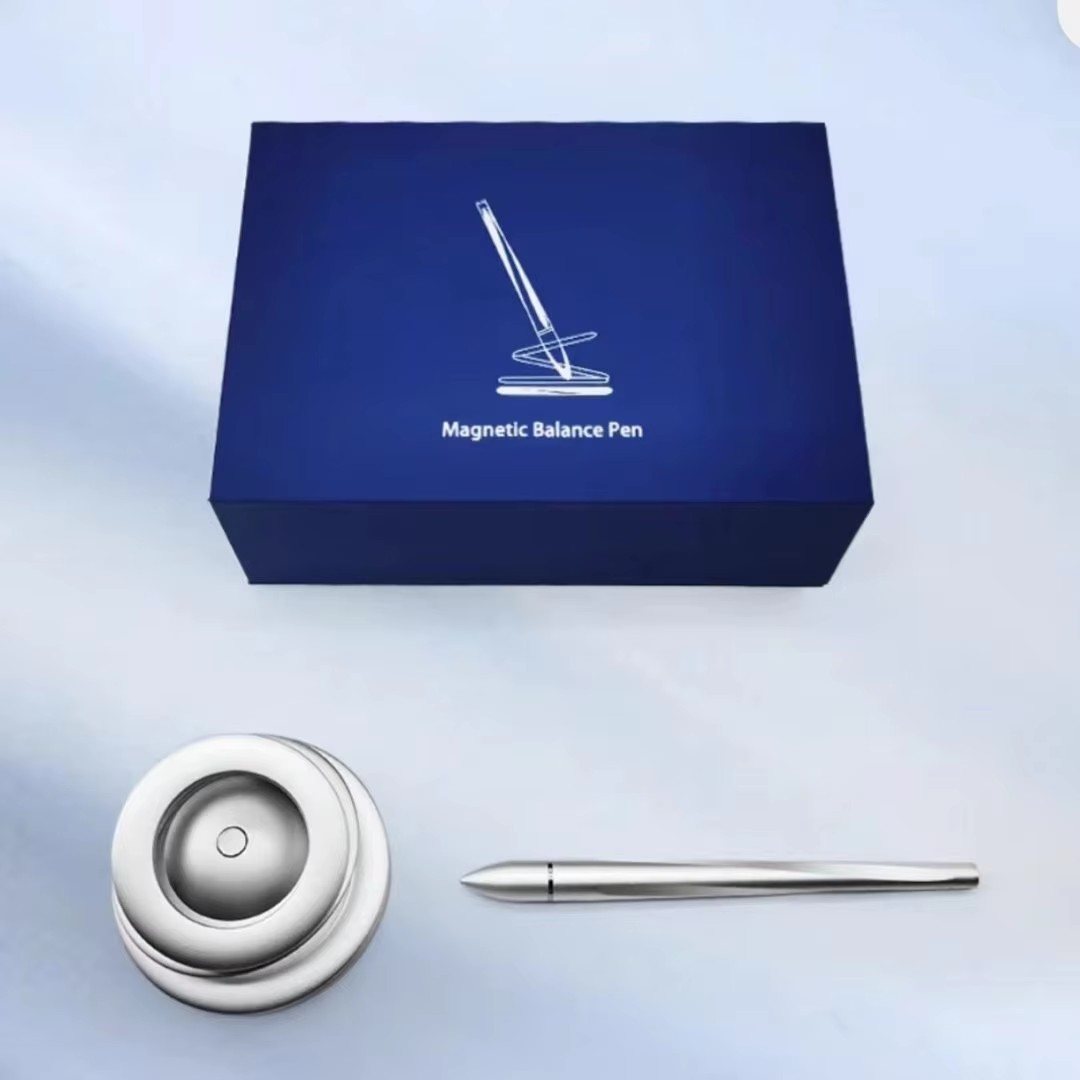 High-Tech Luxury Magnetic Levitating Stand Pen New Design Neutral Ballpoint Pen Holiday Gift for Stress Relief