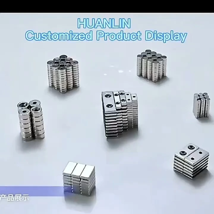 Round Countersunk Neodymium Magnets N35-N52 | Screw-Mount Flush Disc Magnets for Industrial/DIY 1