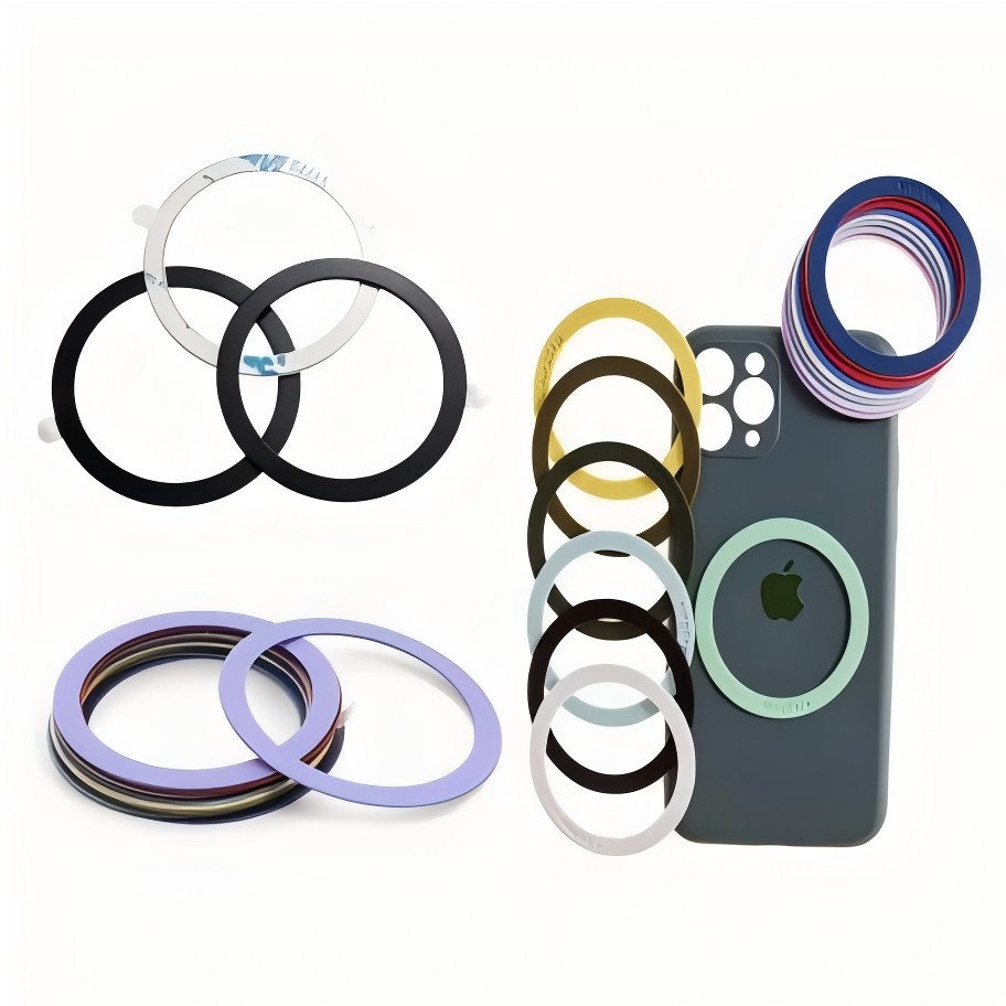 MagSafe Compatible Magnetic Ring Stickers – Multi-Color Universal Phone Mounting Rings for Wireless Charging & Car Mounts 2