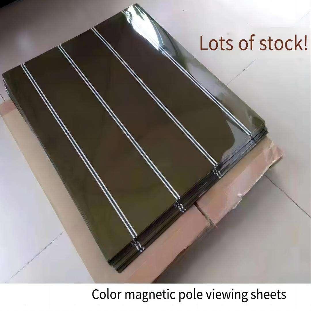 Magnetic Field Viewing Film – Flexible Magnetic Pole Viewer Sheets for Magnet Inspection & R&D