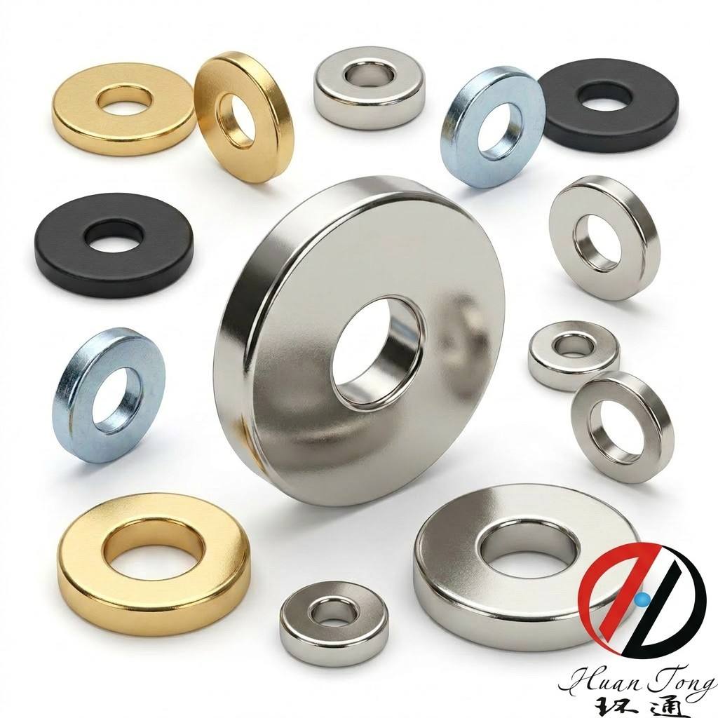 imanes anulares de neodimio, imanes anulares de NdFeB, imanes anulares huecos, anillos magnéticos de tierras raras, imanes anulares niquelados, imanes anulares de alta temperatura, anillos magnéticos de tamaño personalizado, imanes anulares de motor, anillos magnéticos para altavoces, imanes industriales de precisión