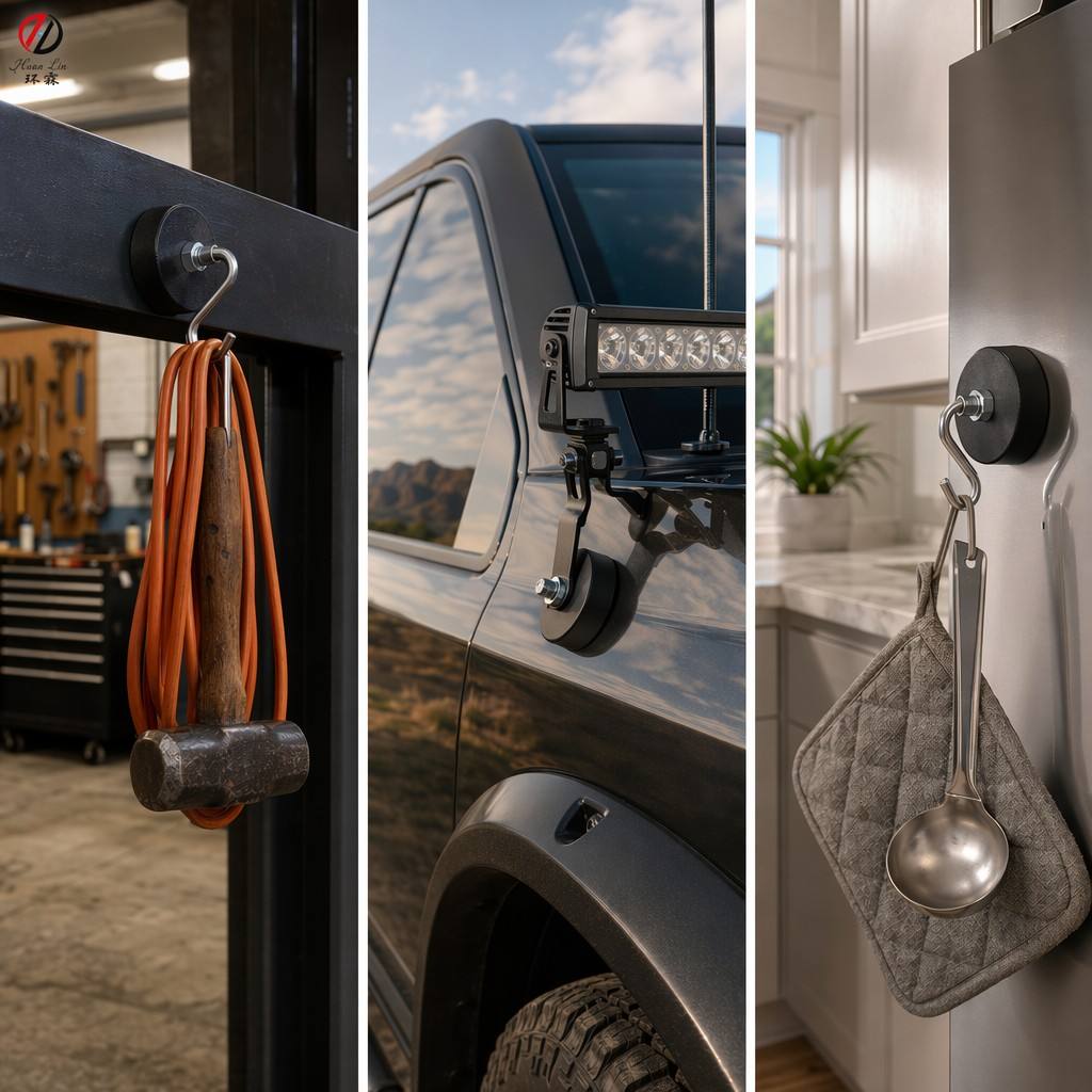    Premium rubber coated pot magnets with full waterproof rubber encapsulation and strong neodymium core. Features scratch-free, non-slip, anti-corrosion and shockproof performance. No surface damage during adsorption, perfect for delicate, painted and u