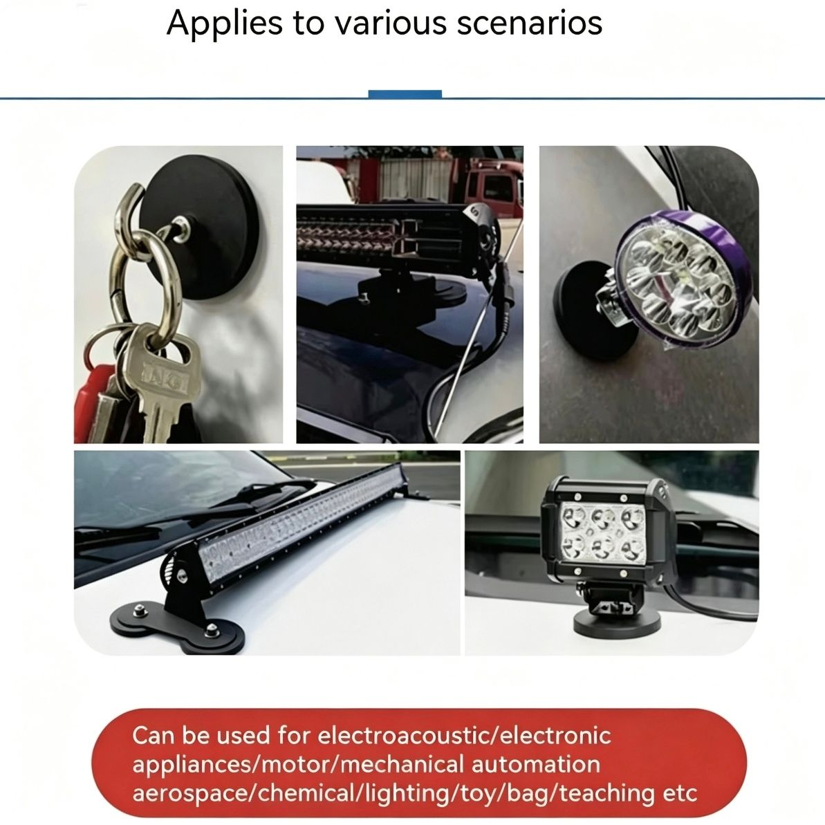    Premium rubber coated pot magnets with full waterproof rubber encapsulation and strong neodymium core. Features scratch-free, non-slip, anti-corrosion and shockproof performance. No surface damage during adsorption, perfect for delicate, painted and u