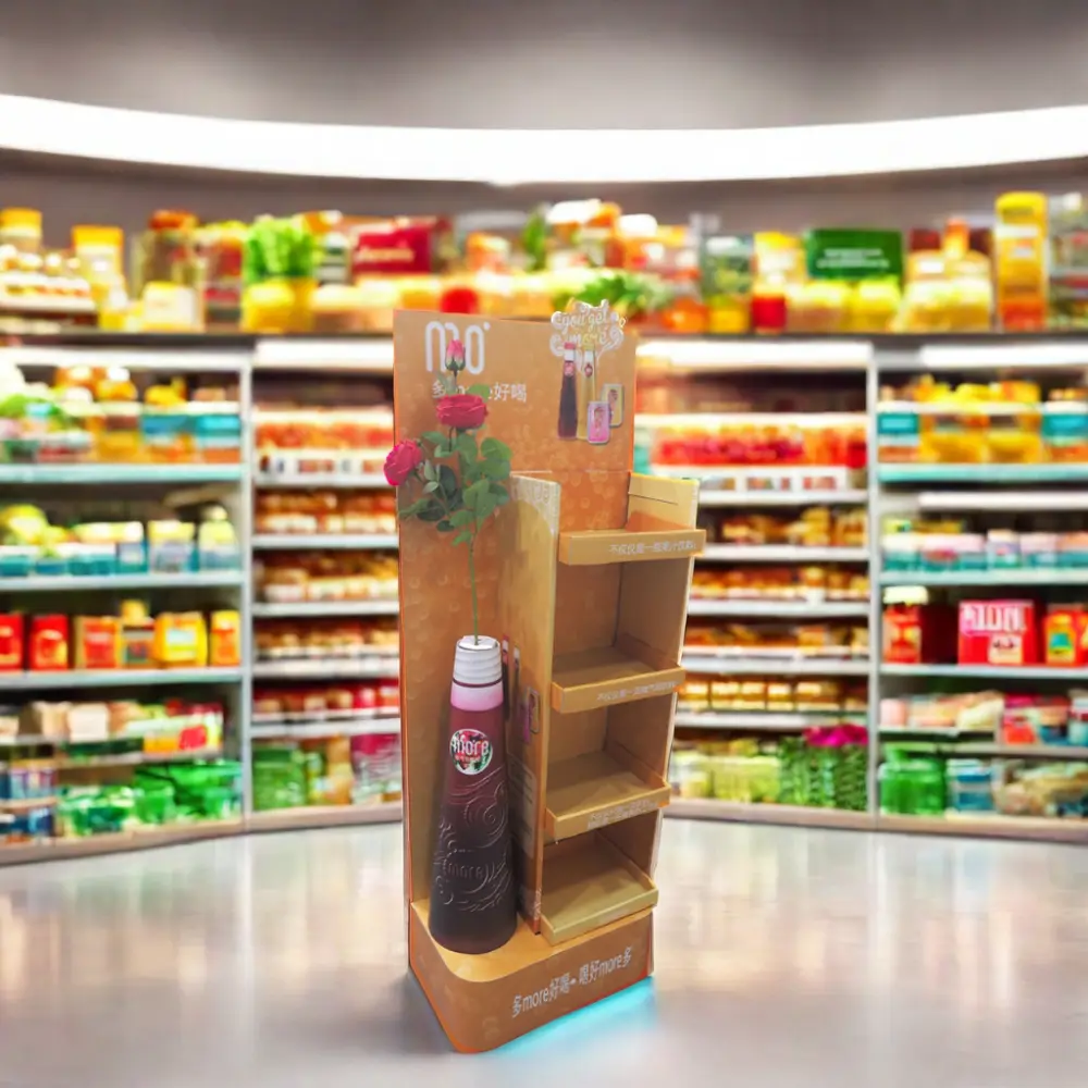 Custom Convenience Store Display Racks Customized Packing Xutai 3