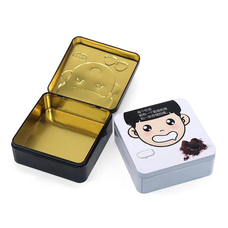 Custom Logo candy sliding tin box 1