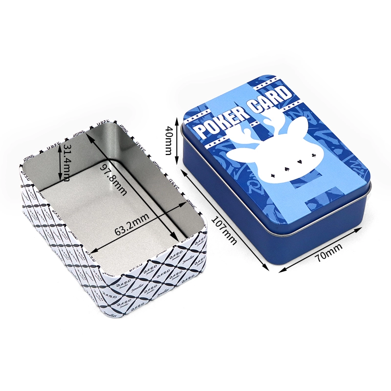 Custom Size playing card tin box 1