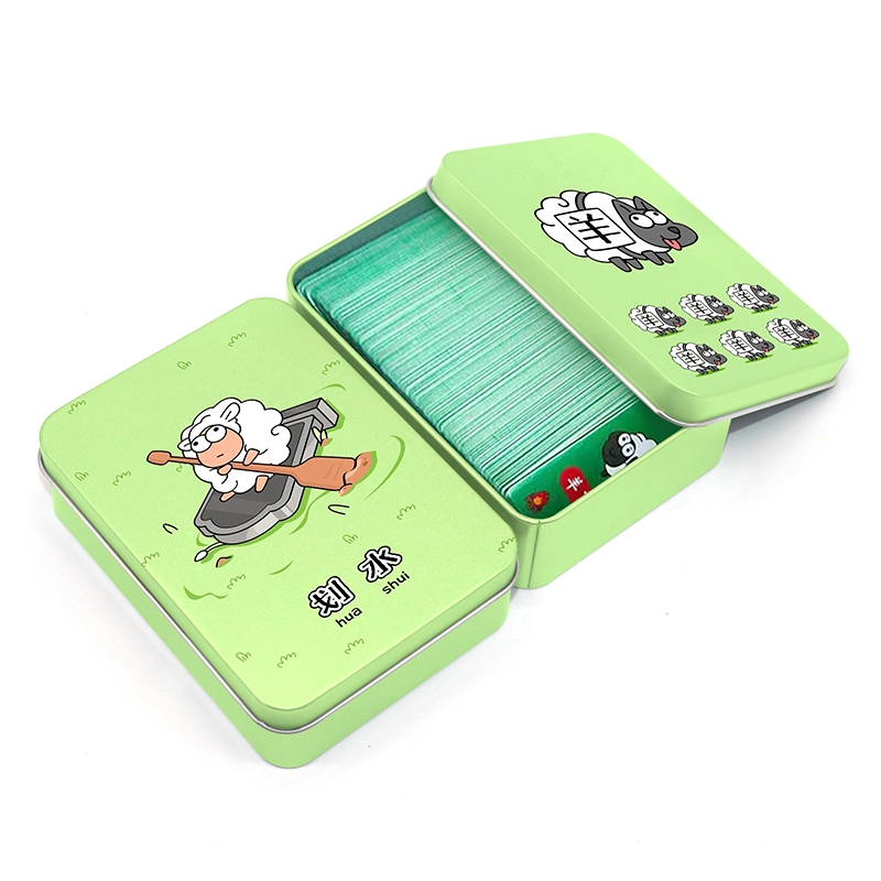 Custom design tin box with window 1