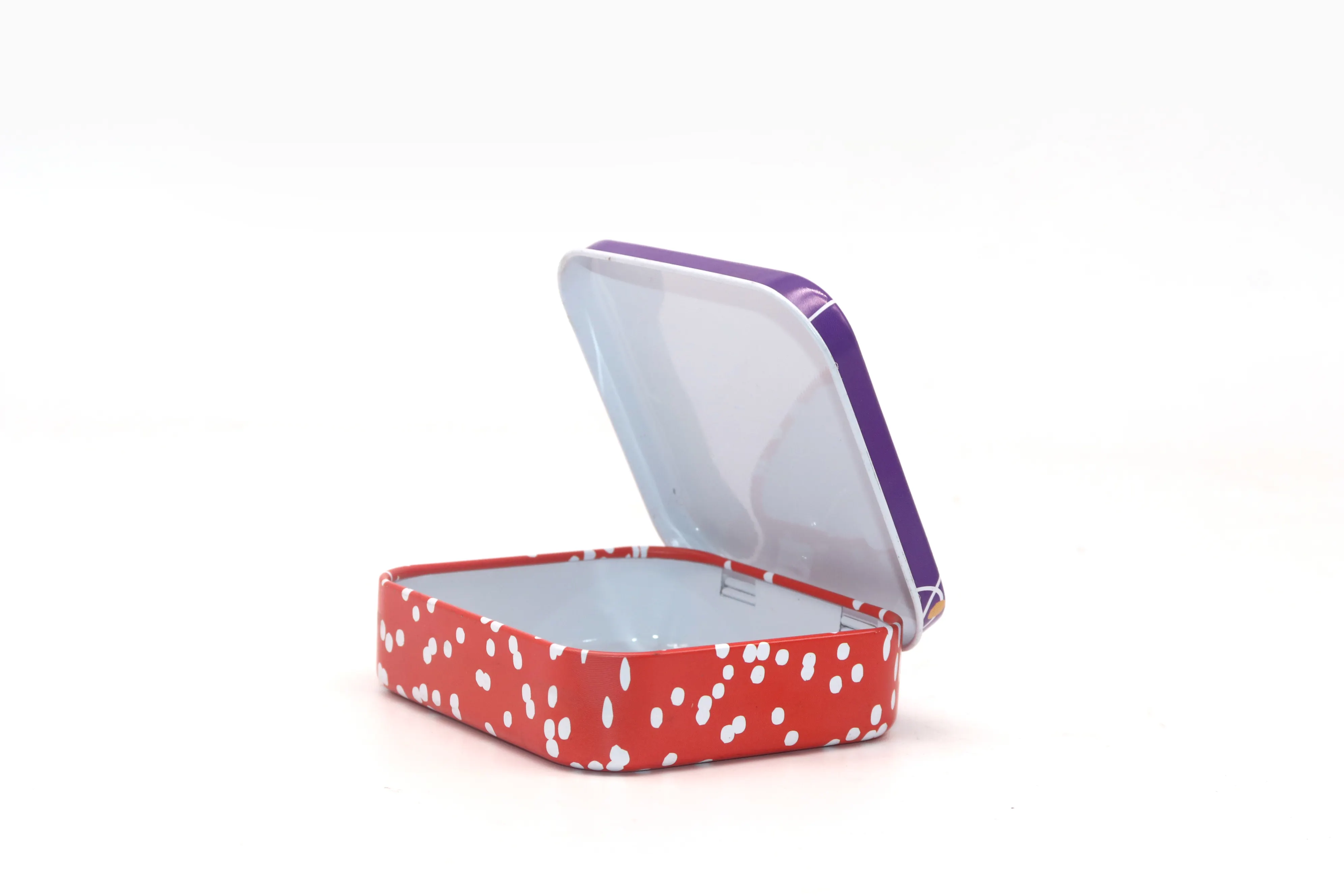 Small Tin Box with Lid TINPLATE by XPD 2