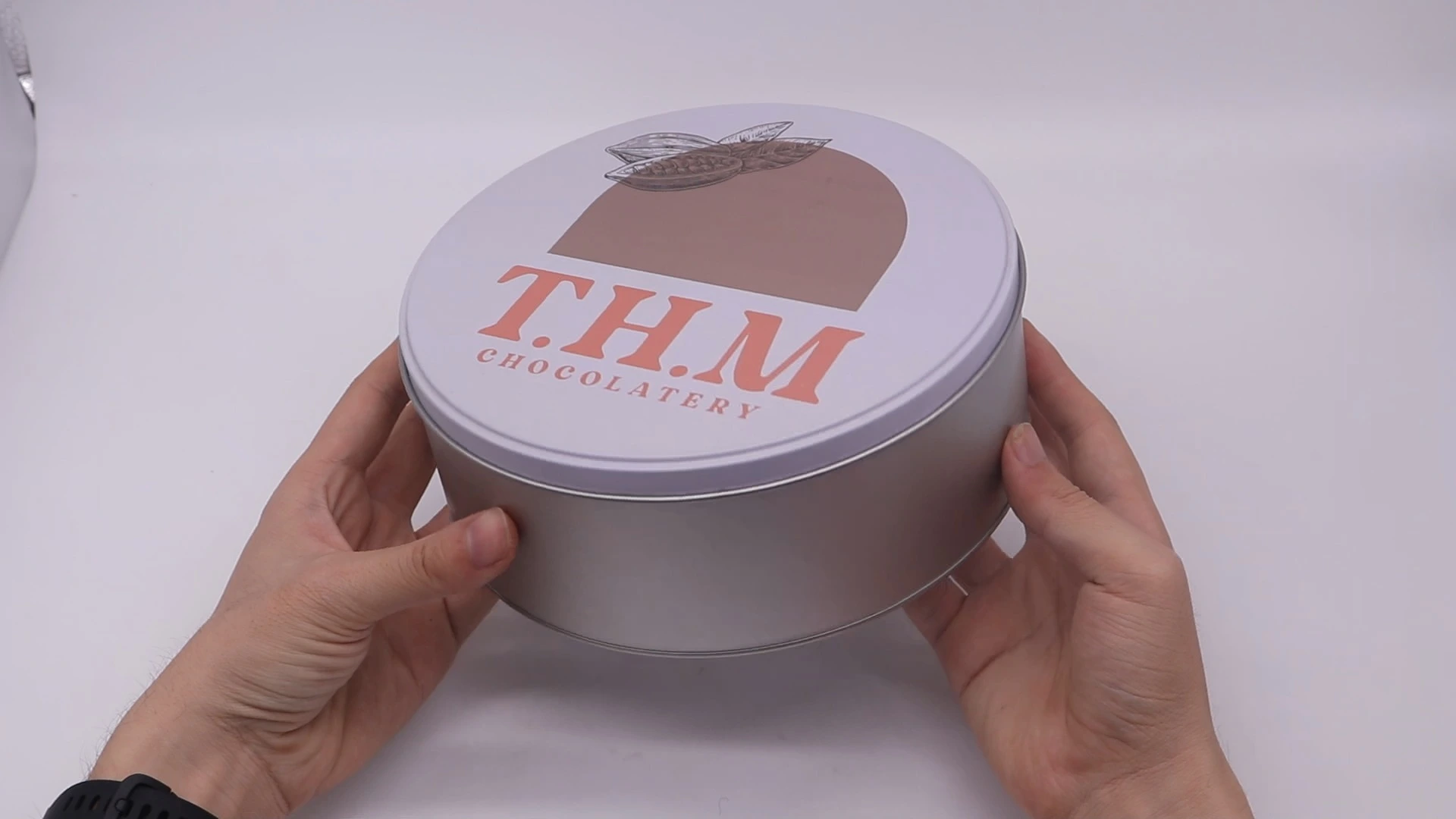 190*74mm round tin for gift 1