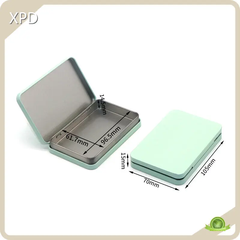 Small Hinged Metal Boxes TINPLATE - - XPD 1