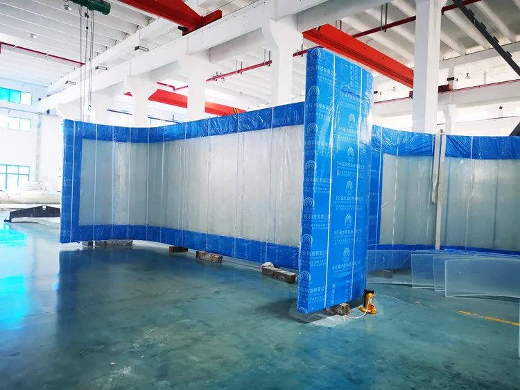 2025 Panel Akrilik untuk Aquarium Terowongan Kaca Akrilik Bawah Air 5