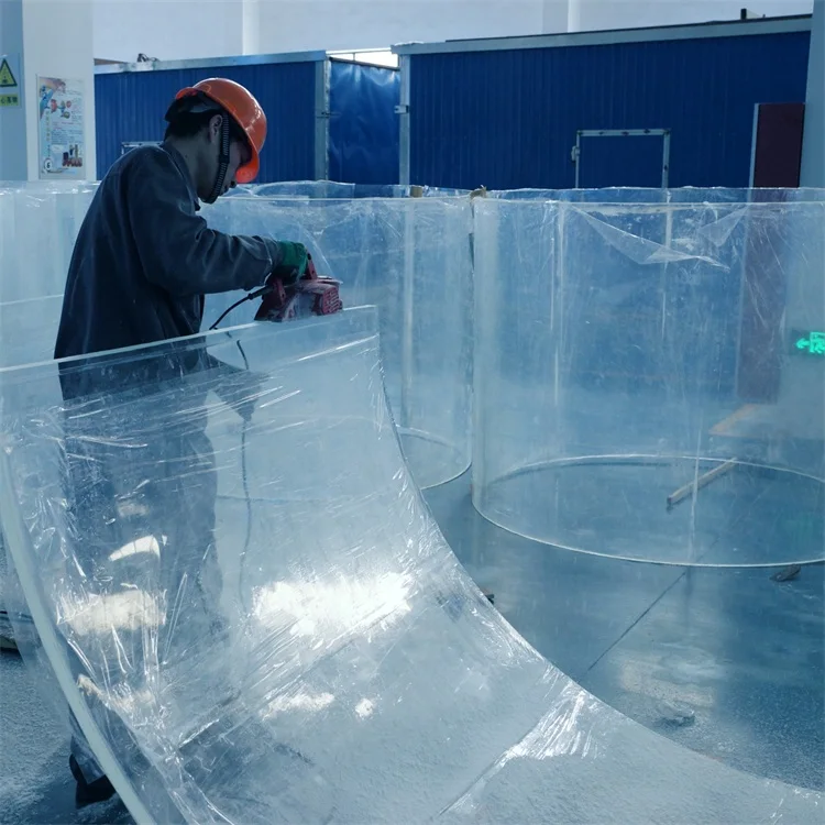 Custom Acrylic Jellyfish Tank Aquarium Plastic Sustainable Aquarium-1744788416606609 6