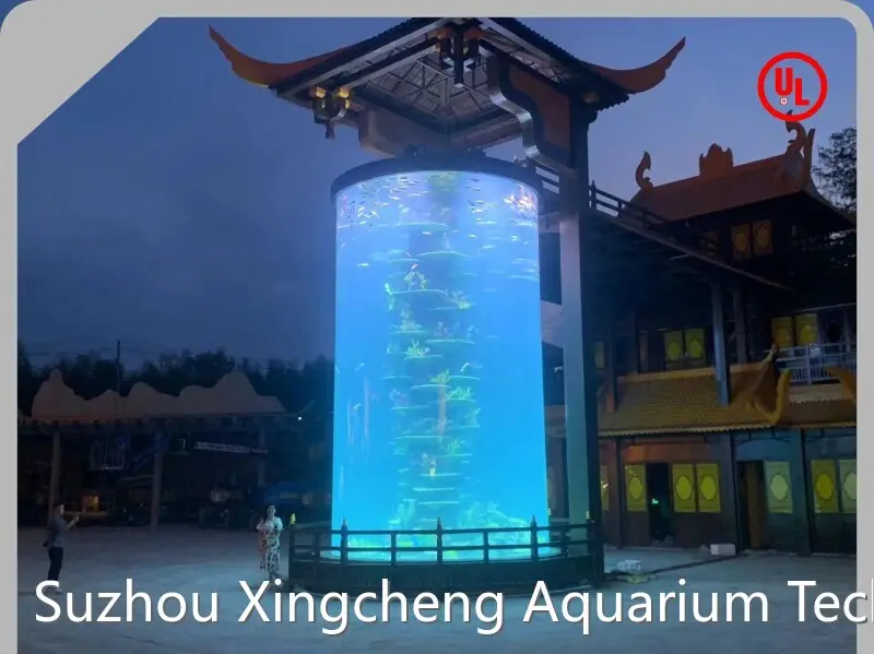 Acrylic Round Aquarium 100% Imported Lucite - - Xchacrylic 1