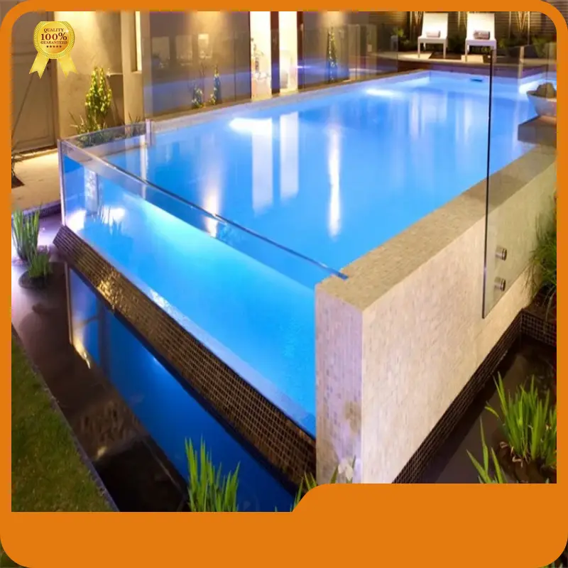 Plexiglass Around Pool 18KJ/㎡ by Xchacrylic 1