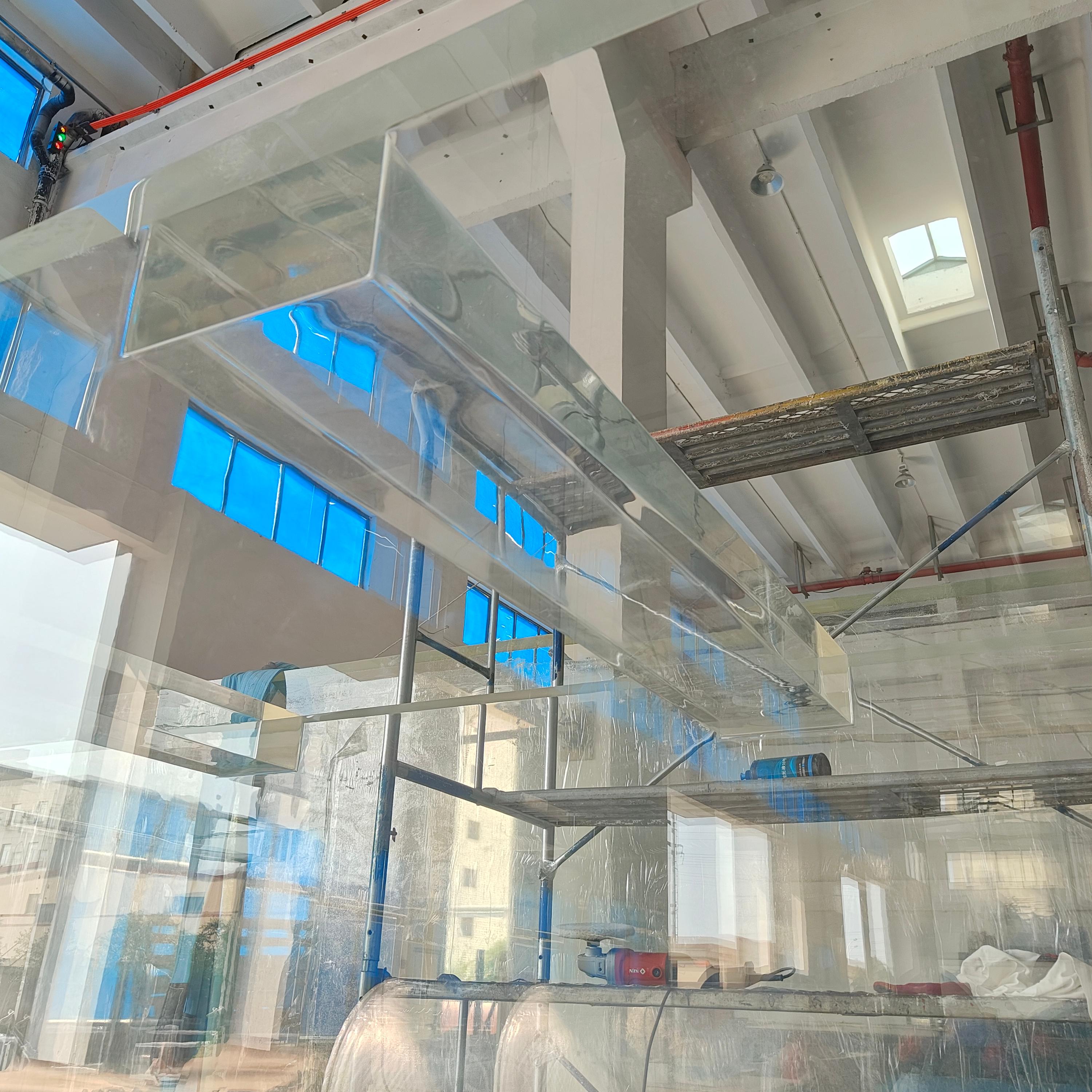 Custom large Acrylic fish Tank Aquarium Plastic 8