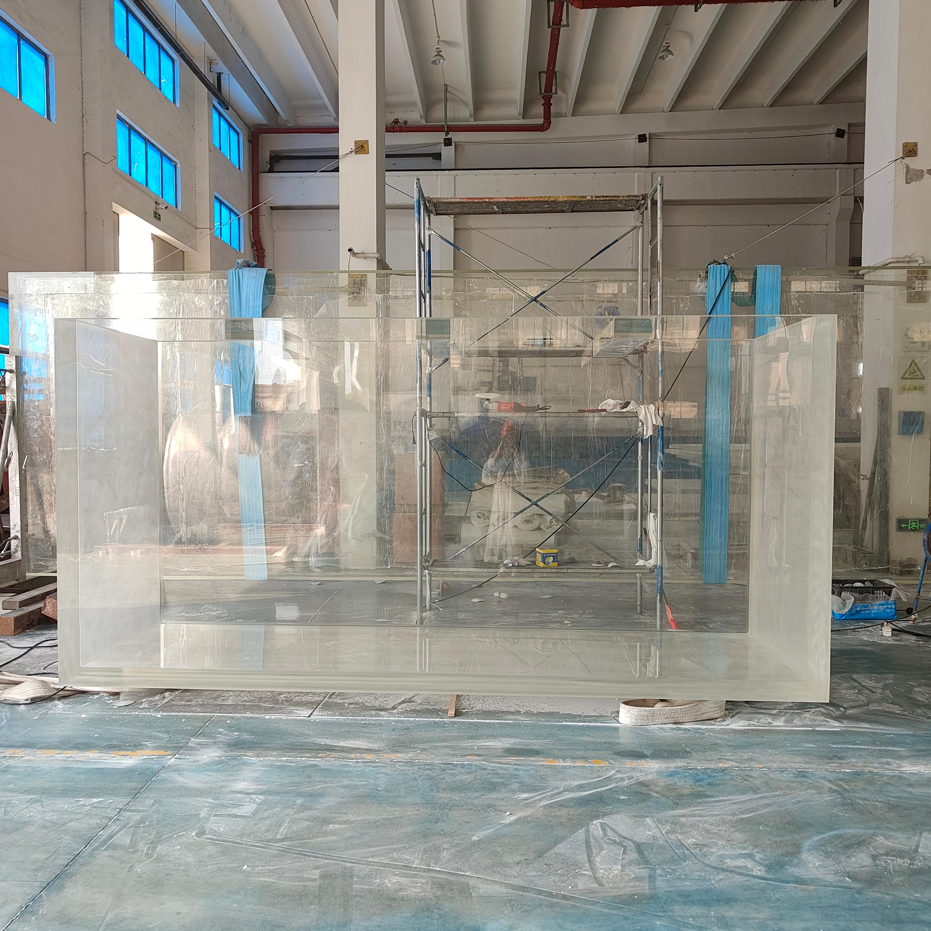 Custom large Acrylic fish Tank Aquarium Plastic 5