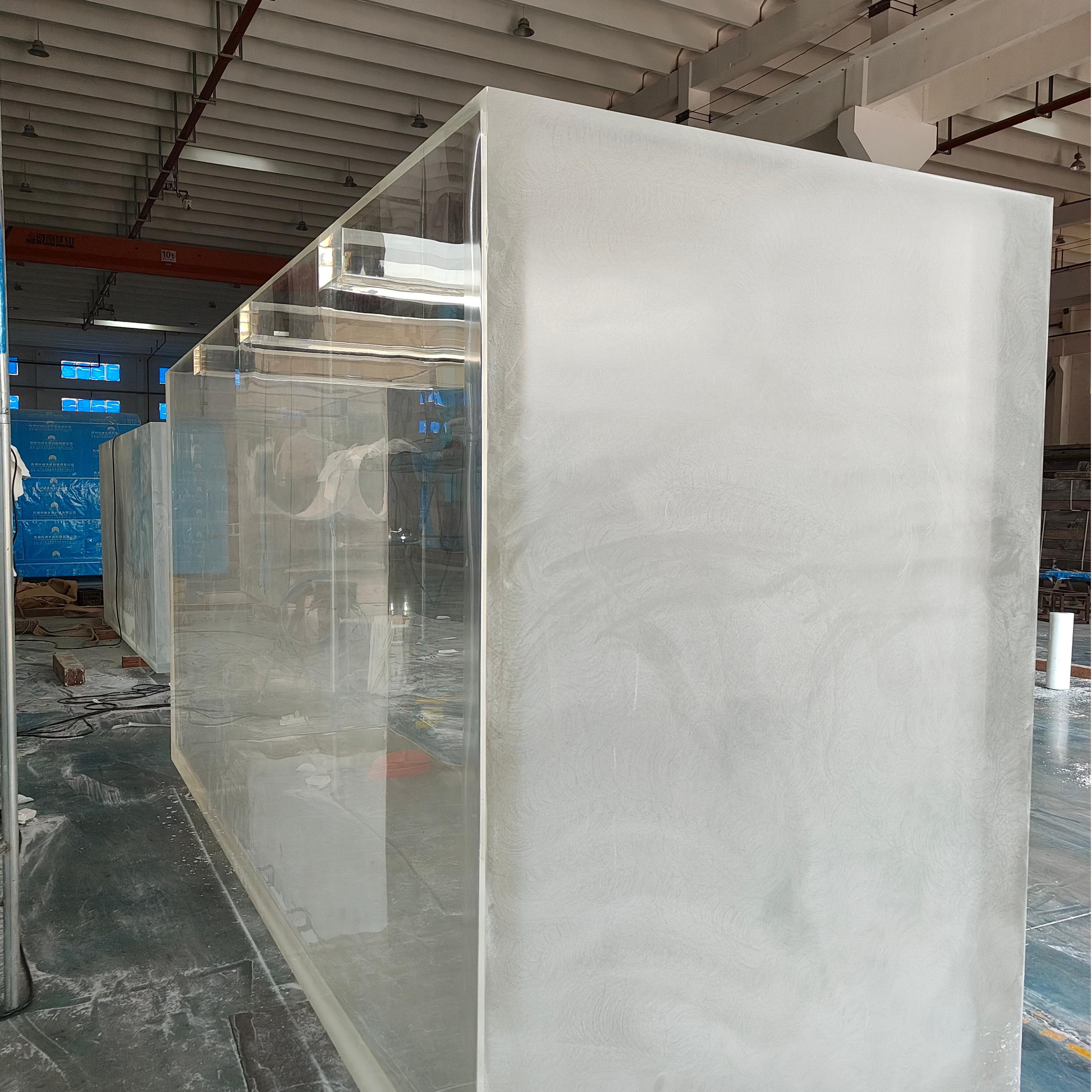 Custom large Acrylic fish Tank Aquarium Plastic 3