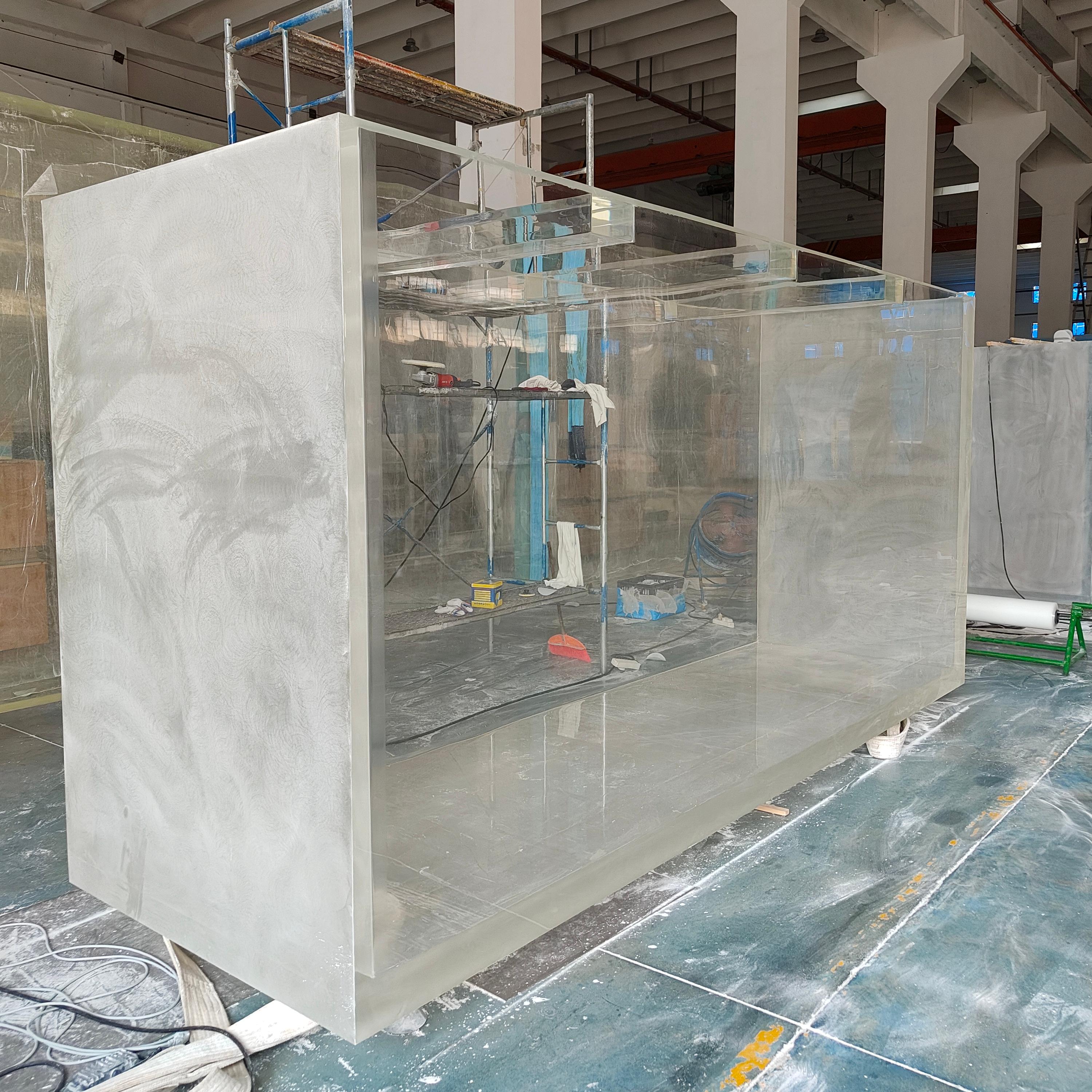 Custom large Acrylic fish Tank Aquarium Plastic 2