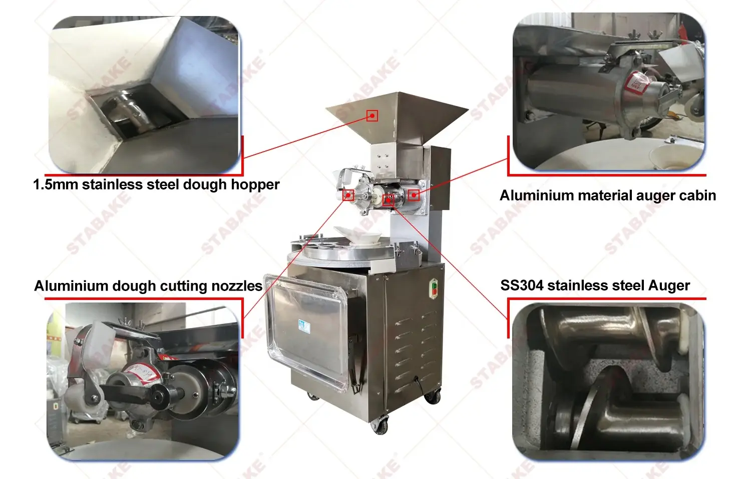 Custom Made Dough Processing Machine Cost 5
