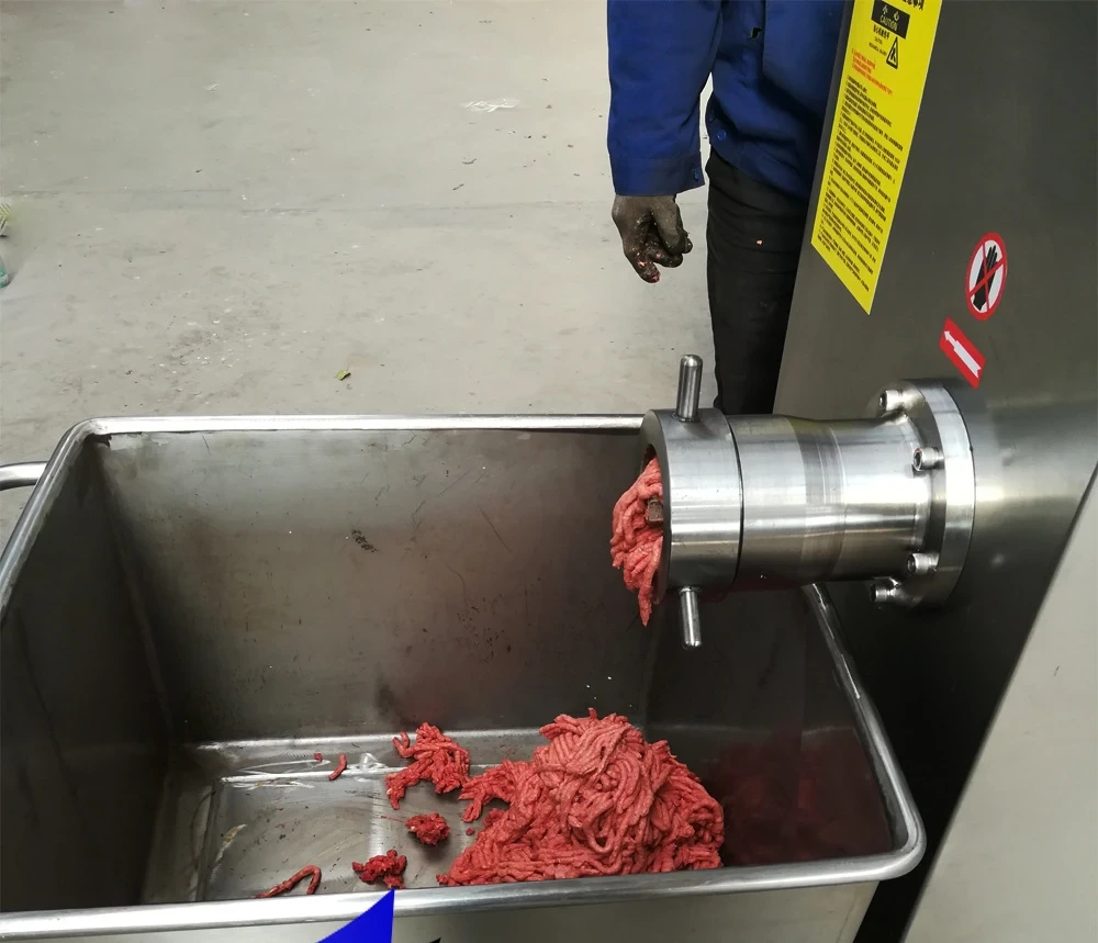 Picadoras de carne eléctricas Máquina cortadora Maquinaria de procesamiento de carne 1