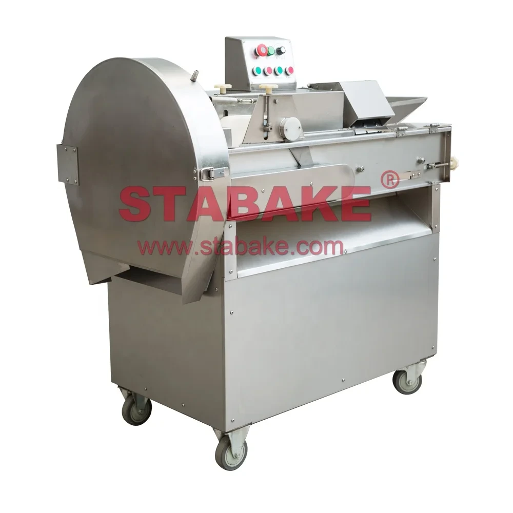 Máquina cortadora de verduras comercial Ss304, cortadora multifuncional de cebolla y patatas a la venta 1