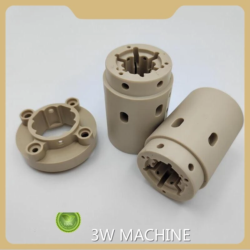 3W MACHINE Brass Cnc Parts PEEK Peek PEEK Custom Machining Brass Cnc Partssupply 1