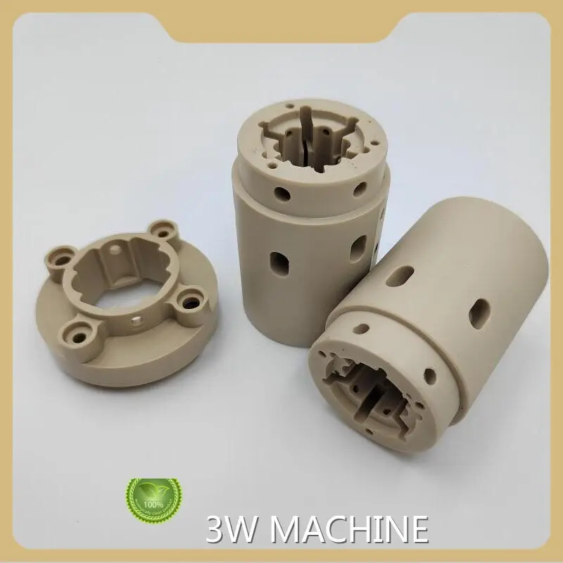 3W MACHINE Brass Cnc Parts PEEK Peek PEEK Custom Machining Brass Cnc Partssupply 1