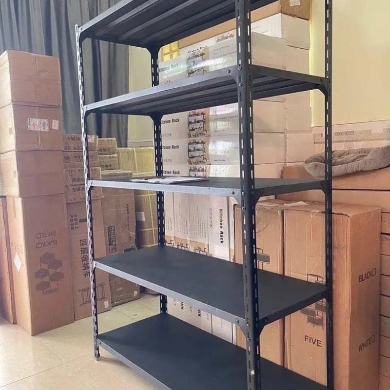 5 Level Angle Rack Storage Racks Shelving Units Steel Shelf Slotted Angle Racks Heavy Duty Shelf 1