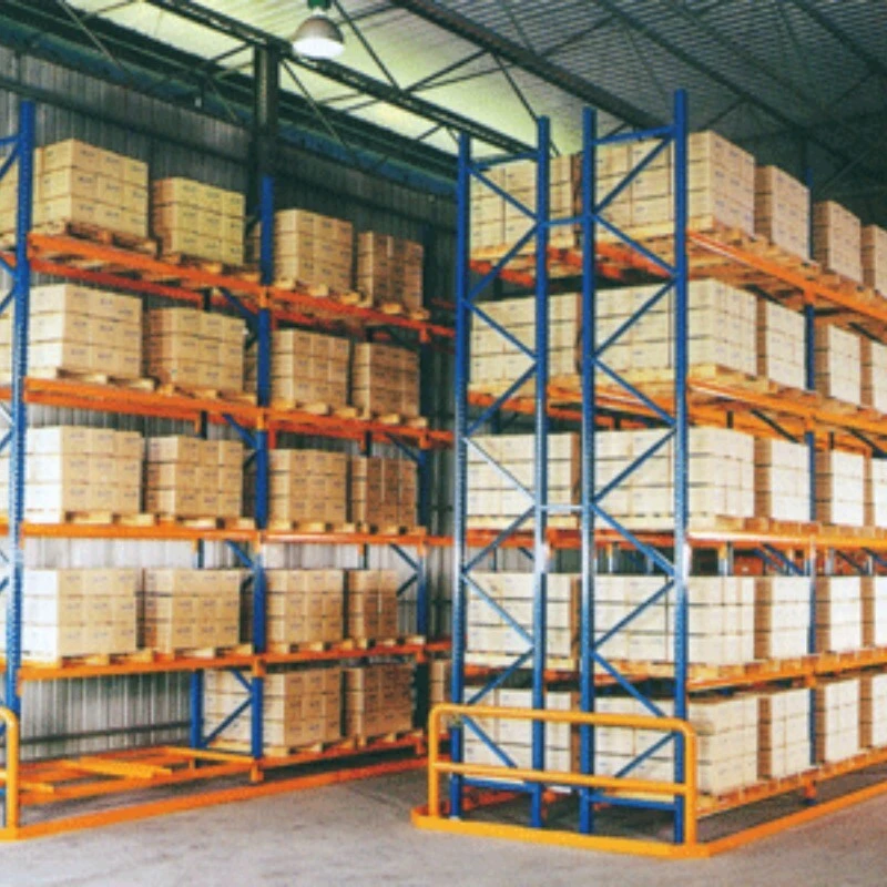Palettenregal Doppeltiefes Lagersystem Kompaktes Lagersystem Drive-in-Rack 1