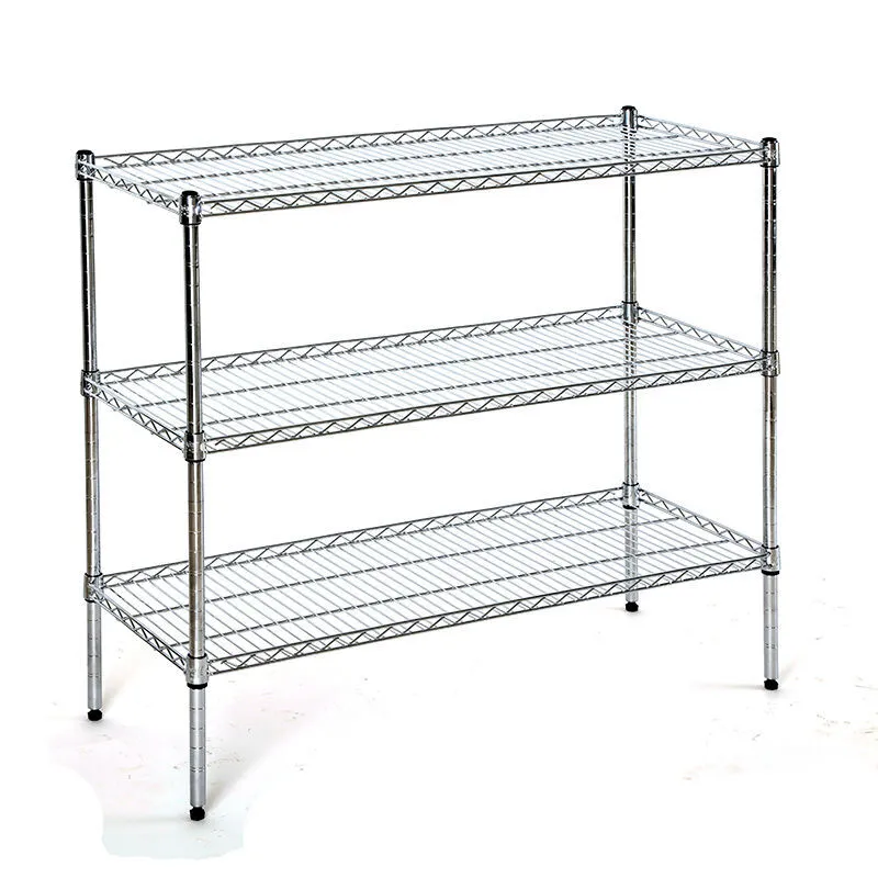 China Wire Supermarktregal Großhandel 3-stufiges Hochleistungs-Supermarktregal aus Metall 1