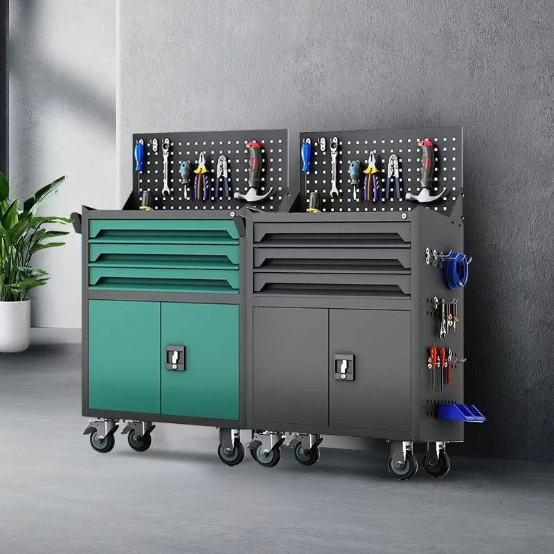 Auto-Schrank-Werkzeugaufbewahrung, Werkbank, multifunktionaler Auto-Reparatur-Werkzeugwagen 1