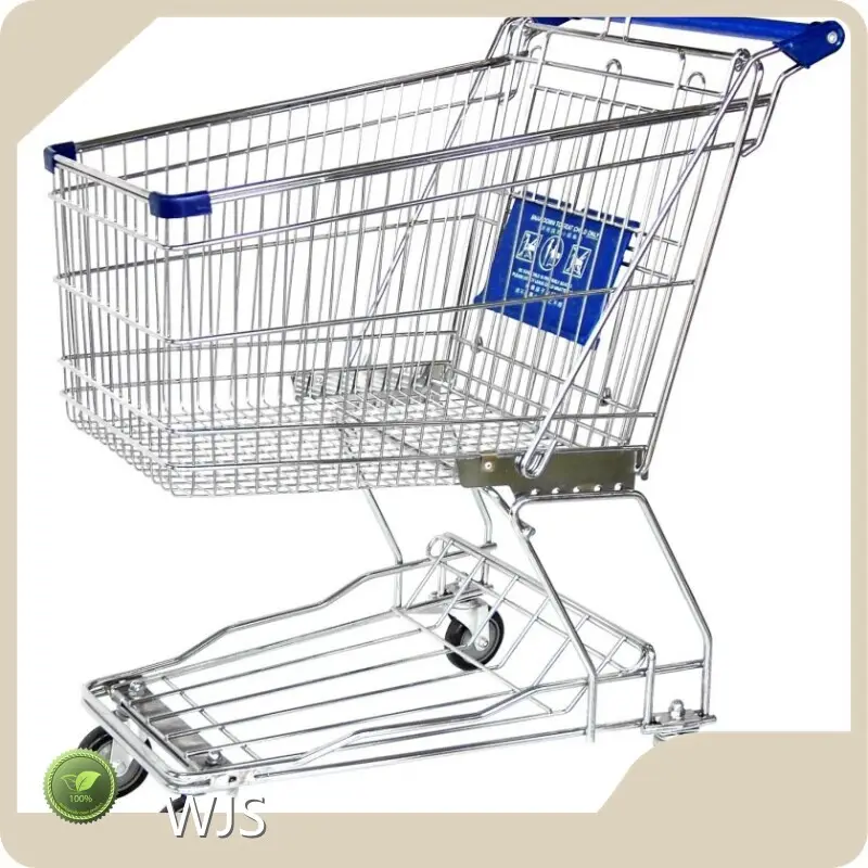 WJS Rack Wooden Shopping Trolley Asia Style Wooden Shopping Trolleysuppliers 1