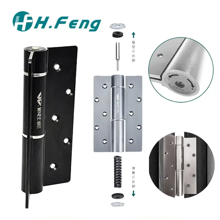 Pivot Hinges for Wooden Doors Aluminum Alloy Door by Hongfeng 2
