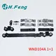 Soft Close Sliding Door Kit Sliding Door System by Hongfeng 5