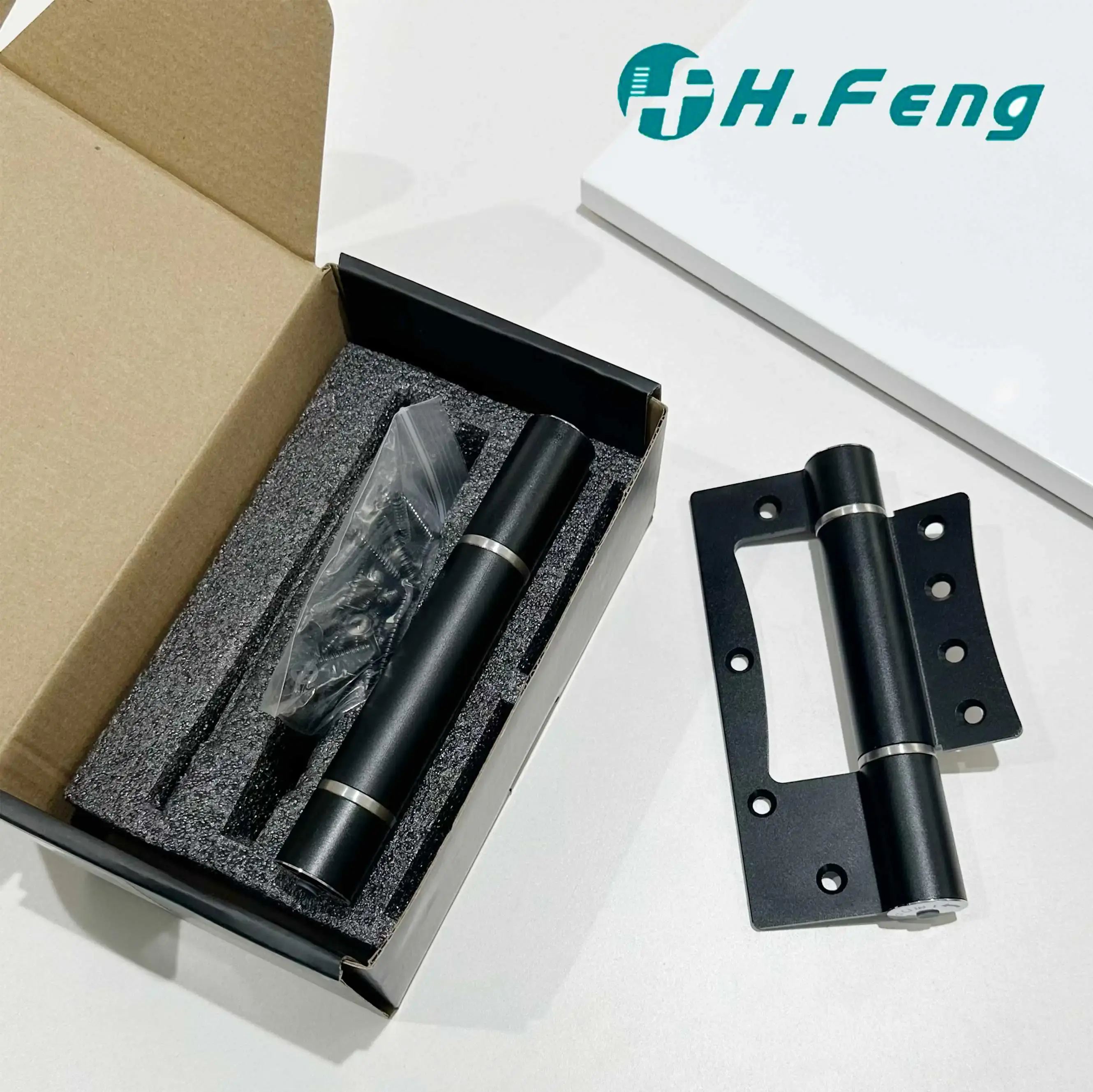 Hydraulic Hinge Aluminum Alloy Door - - Hongfeng 4