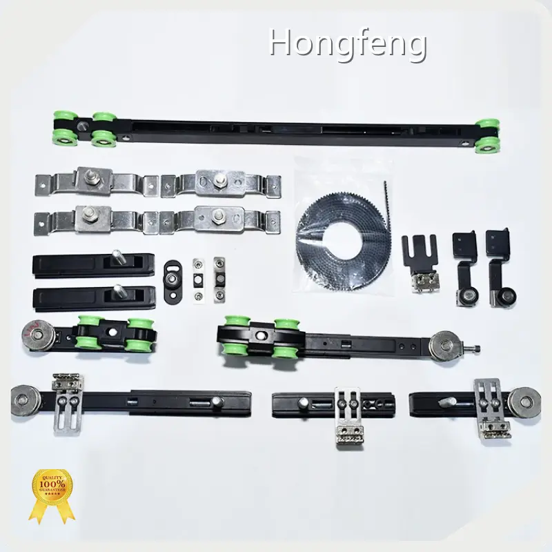 Soft Close Sliding Door Kit Aluminum Frame Door - - Hongfeng 1