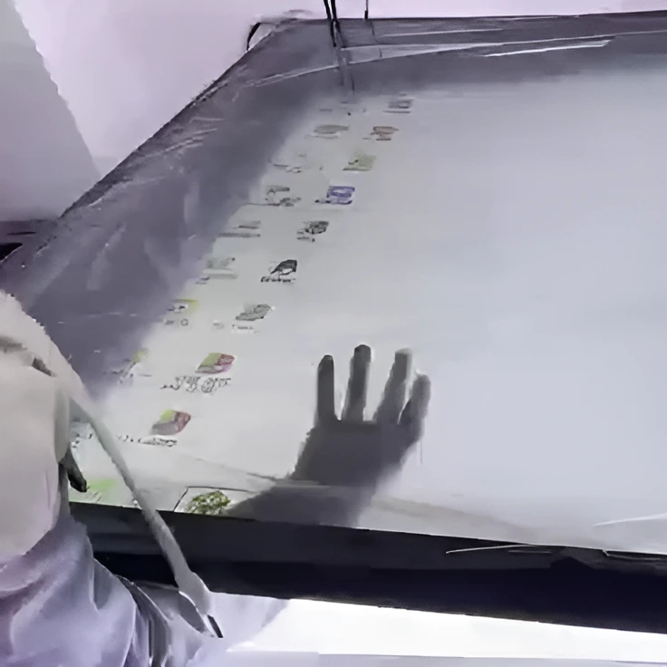 21.5 inch custom touch screen transparent lcd display assembly kits 1