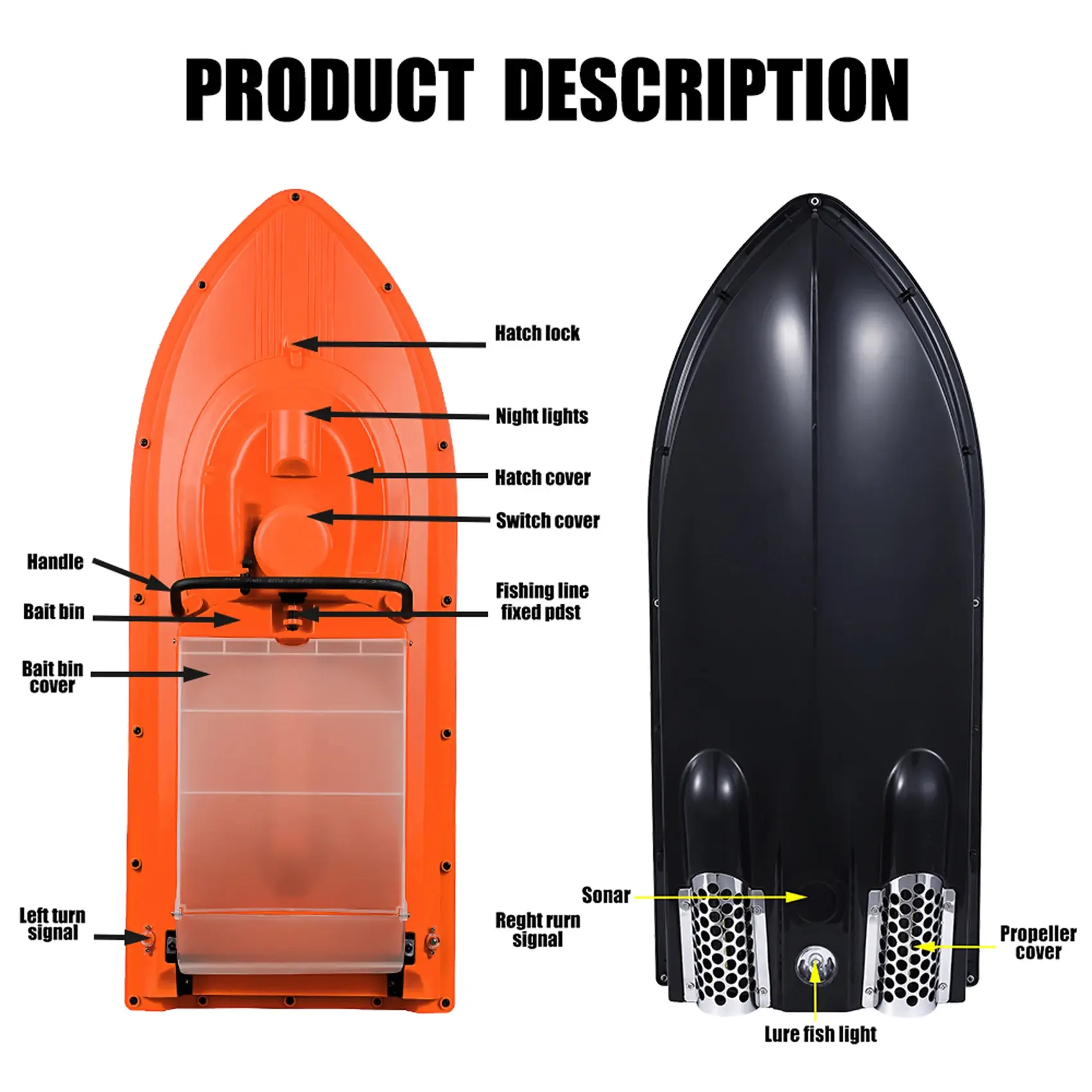 Long Distance Fishing Surfer Rc Boat JABO Dolphin 2 - - Jabo Boat 4