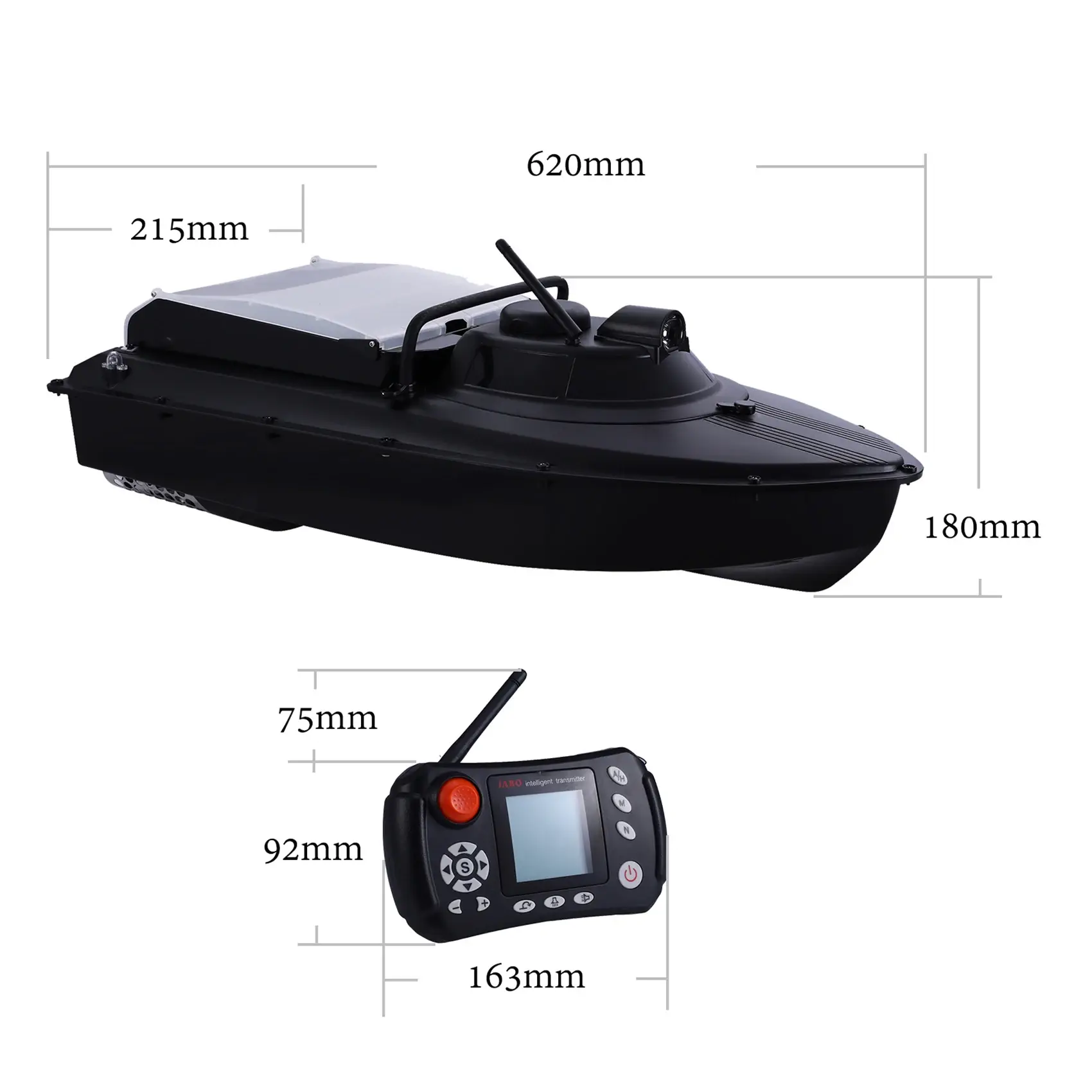Remote Control Boat That Catches Fish 300 Meter Directional Distance Navigation Wholesale - Jabo Boat 3