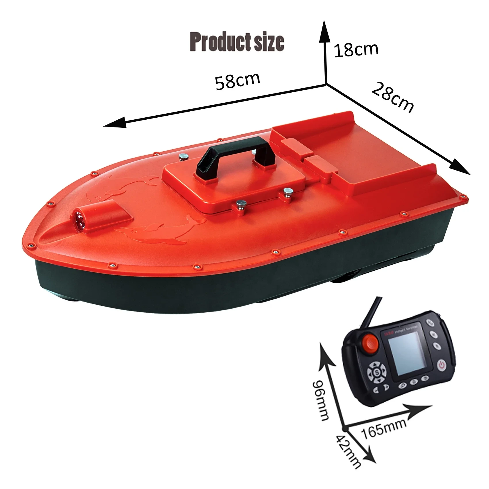 Fish Surfer Rc Boat 57*27*26cm - - Jabo Boat 5