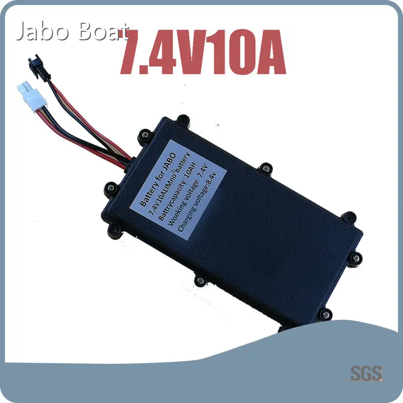 Lithium Ion Bait Boat Battery 2CG7.4V10Abattery - - Jabo Boat 1