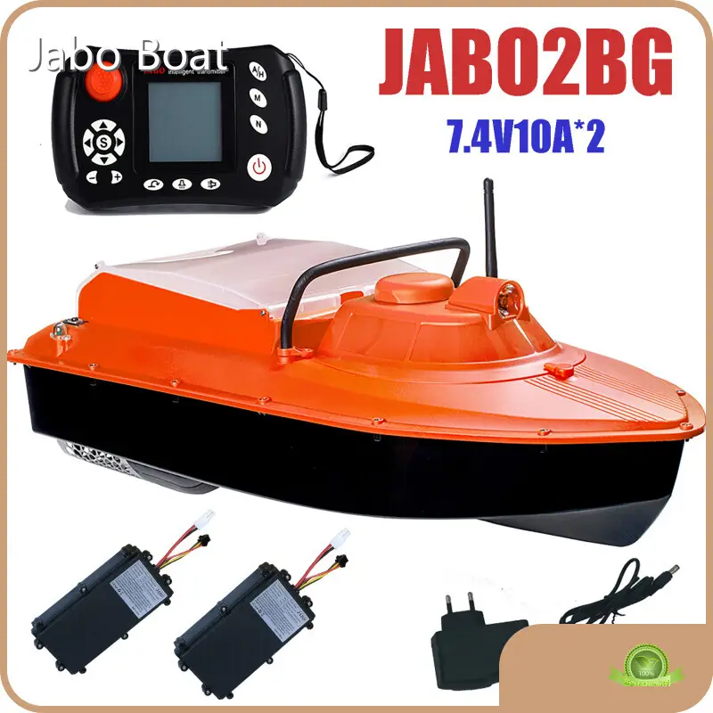 Remote Control Fishing Boat for Sale 600MA Rechargeable Lithium Battery - - Jabo Boat 1