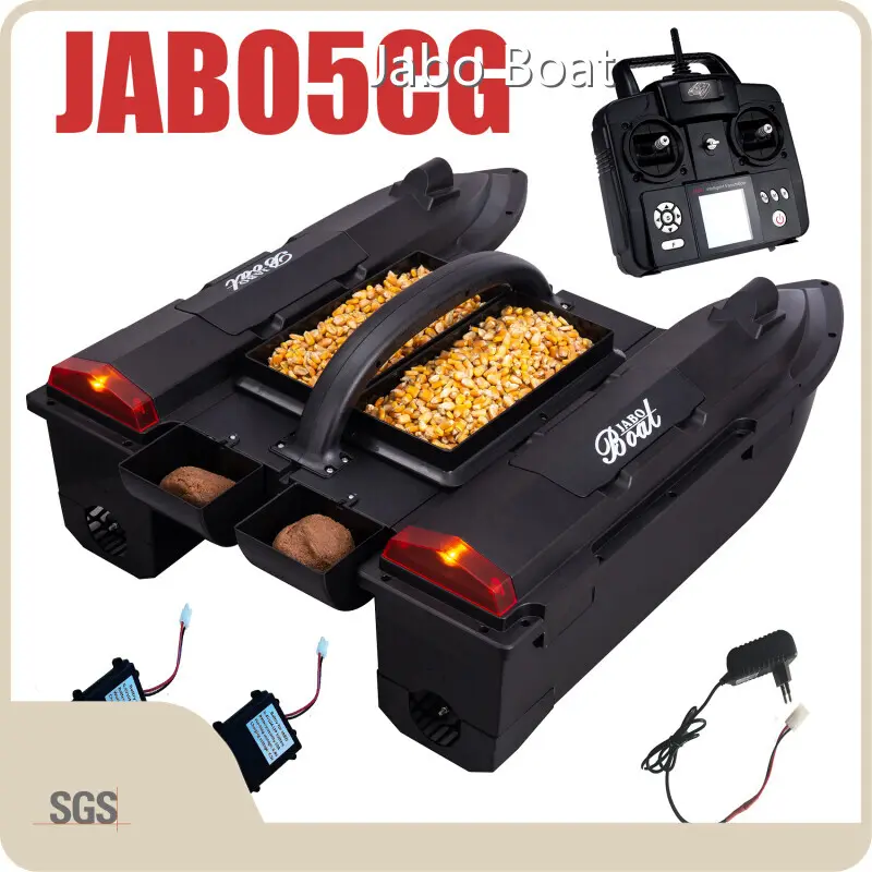 Fish Catching Rc Boat Double 7.4V10A Lithium Battery by Jabo Boat 1