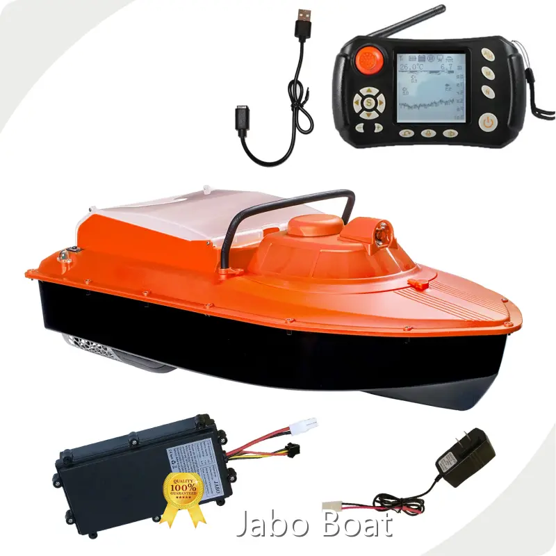 Rc Fishing Boat Saltwater 7.4V Lithium Battery by Jabo Boat 1