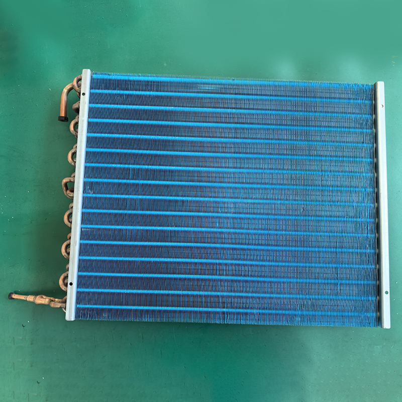 Quick Refrigerants Compatible Copper Tubes Aluminum Fin Evaporator 2