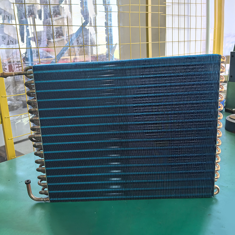 Quick Refrigerants Compatible Copper Tubes Aluminum Fin Evaporator 4