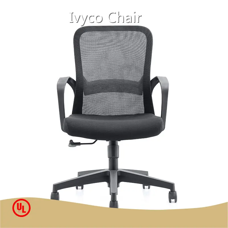 Chaise de bureau en cuir à dossier mi-haut Ivyco Chair, entreprise 1
