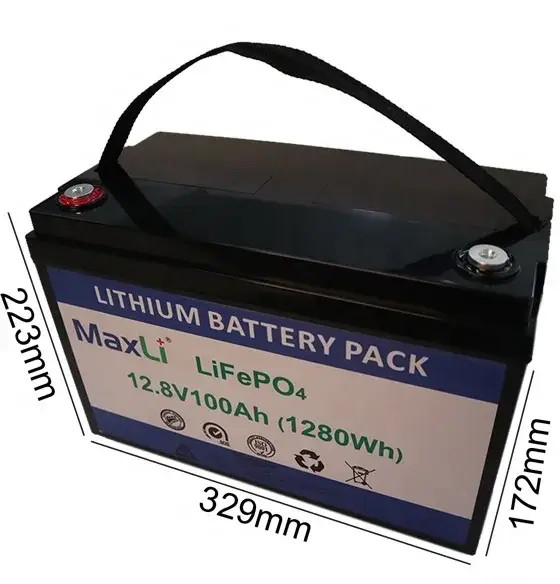 Lithium Battery 329x172x223mm by MaxLi 4