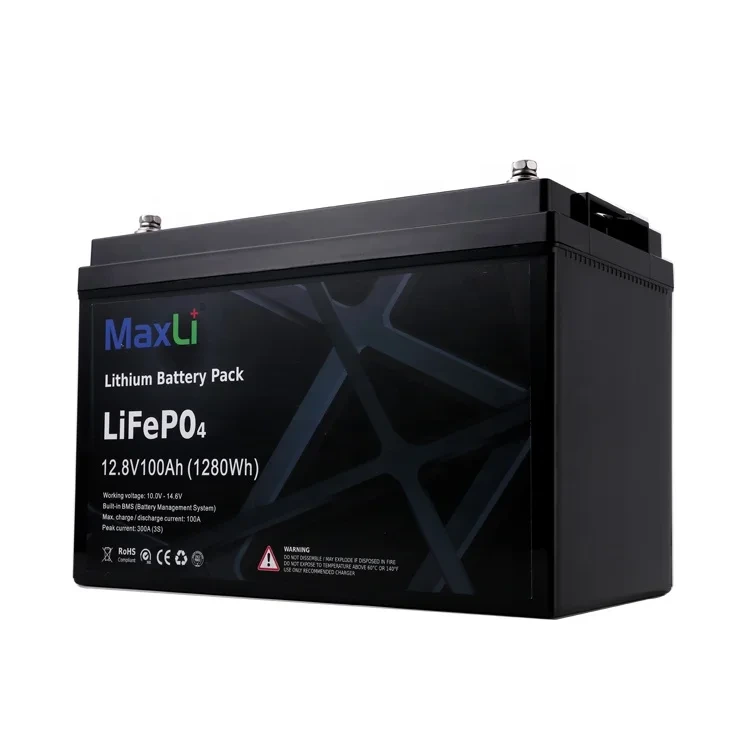 Baterías de iones de litio de ciclo profundo Maxli 12V 100Ah/200Ah/300Ah LiFePO4 1
