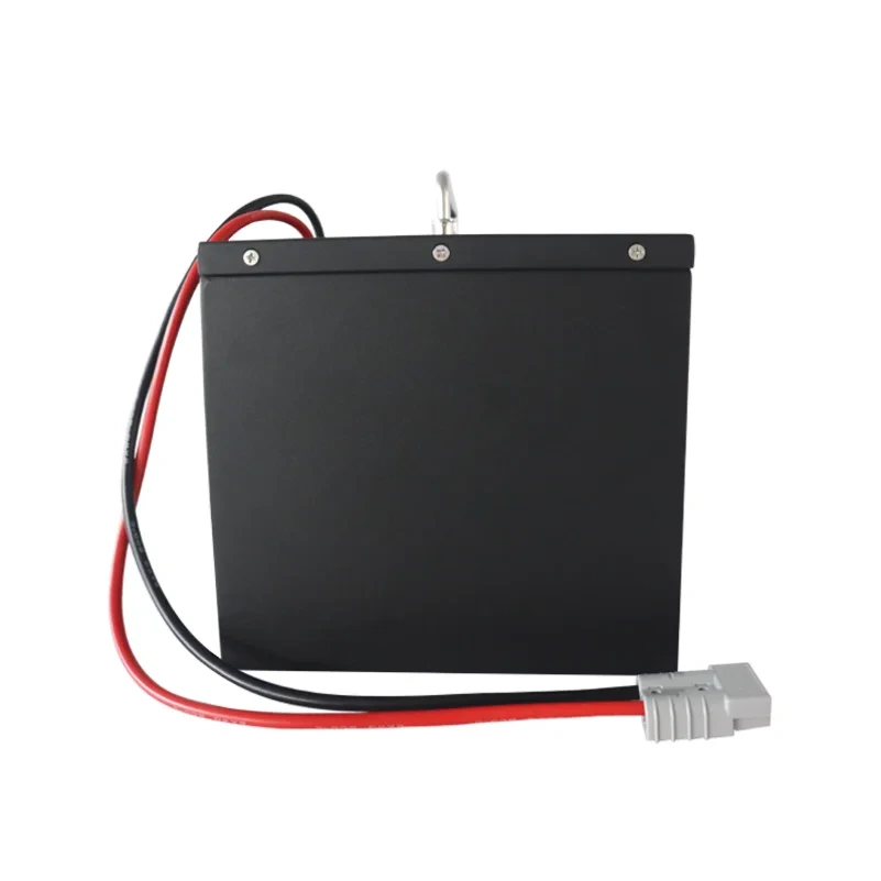 Maxli 24V 48Ah Smart Lithium LiFePO4 Battery With Anderson Connector And Voltage Meter In 250x160x200mm Dimension 1
